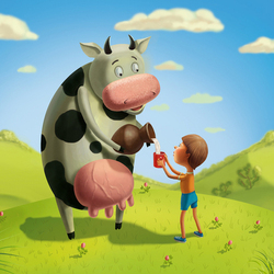 Иллюстрация на тему здорового питания.