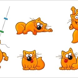 Кот - персонаж для детской игры