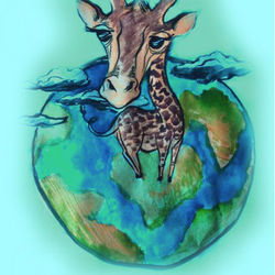 Рисунок жирафа