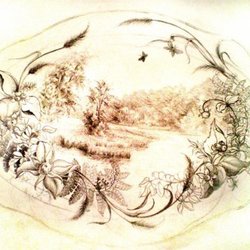 Проект росписи подноса