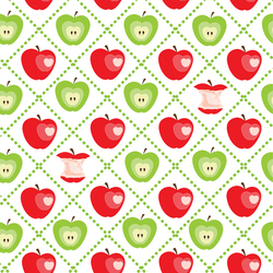 Apple seamless pattern