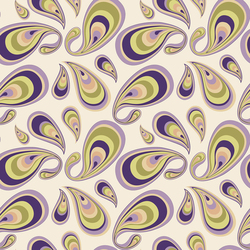 Vector paisley seamless pattern