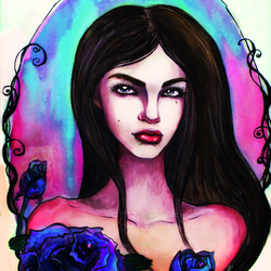 Портрет акварелью