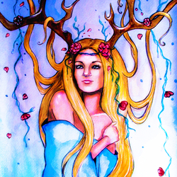 Портрет акварелью