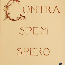 Contra spem spero