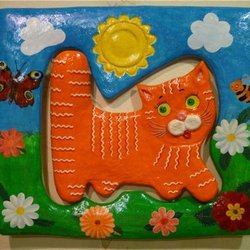 Котик в рамке