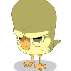 Angry chick