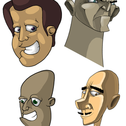 наброски персонажей