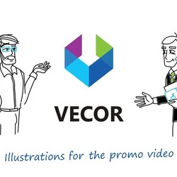 VECOR. Иллюстрации для рекламного видео-ролика