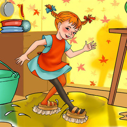 Пеппи-длинный чулок