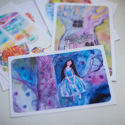 открытка "Зима"