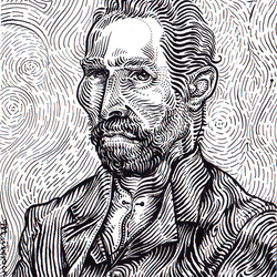 Van Gogh ink
