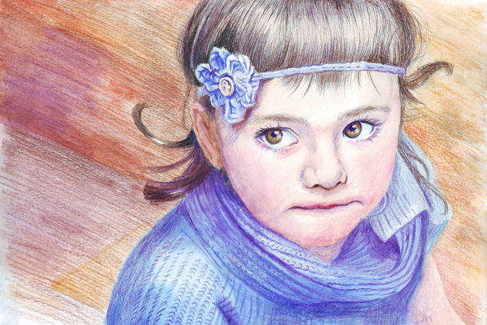 Иллюстрация Незабудка в стиле детский | Illustrators.ru