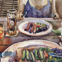 Путешествия в картинках. "Берлин. Ужин"