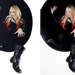 портрет по фото, девцшка в кресле