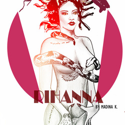 Rihanna illustration