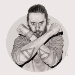 Bearded Man - Jared Leto