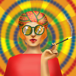 "Моя бабушка курит трубку"