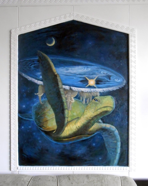 Роспись стены ЧЕРЕПАХА