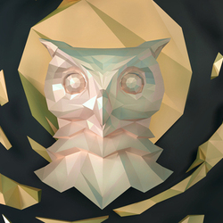 Lowpoly owl