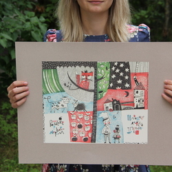 шмуц-титул сборника норвежских стихов