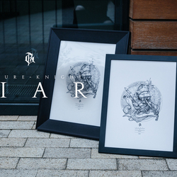 Гравюра "Лжец"