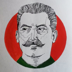 Принт на майку "Сталин"