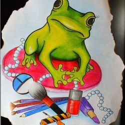 красавица утром рано