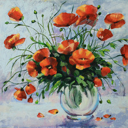 Картина "Волшебные Маки"