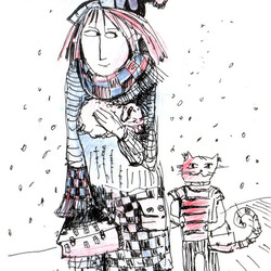 Когда идет снег и мокро