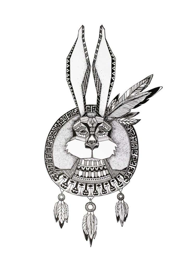 Иллюстрация кроль в стиле классика | Illustrators.ru