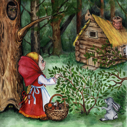 "Маша и Медведь" Иллюстрация