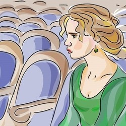 Девушка в театре