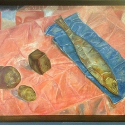 Натюрморт с рыбой