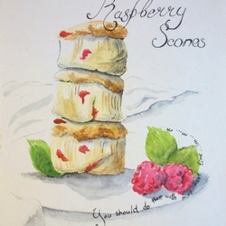 Raspberry Scones