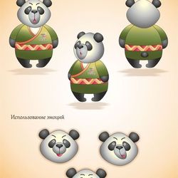 Рекламный персонаж для магазина китайского чая