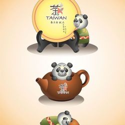 Рекламный персонаж для магазина китайского чая 2