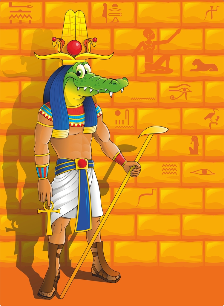 человек с головой крокодила бог. бог себек. собек древний египет. себек богиня египта. собек древний египет.