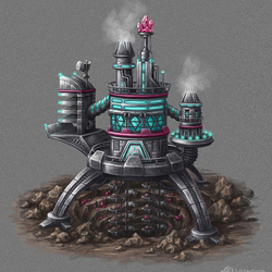 Шахта по добыче розовых алмазов