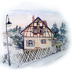 Домик тетушки и дядюшки..