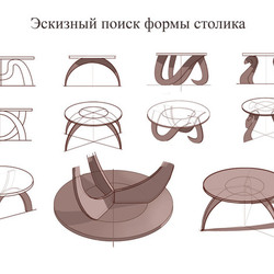 Разработка проекта росписи столика