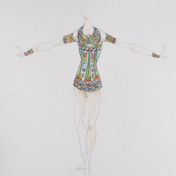 Эскиз хореографического костюма "Египет"