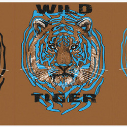 "WILD TIGER" принт