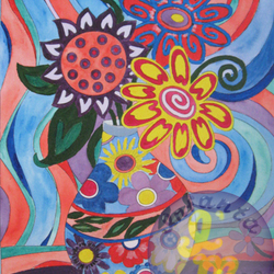 Ваза с цветами