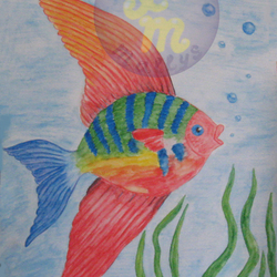Радужная рыбка
