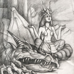 концепт-рисунок персонажа