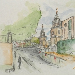 Москва,старый город.