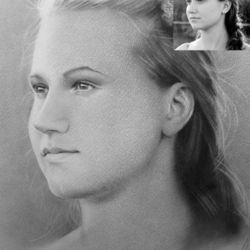 портрет "Сухая кисть"