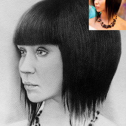 портрет "Сухая кисть"