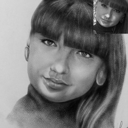 портрет "Сухая кисть"